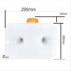 thumbnail image 3 of 5L Plastic Air Parking Heater Fuel Tank 2 Hole Oil Storage with Cover for Car Truck Caravan Fuel Oil, 3 of 5