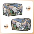 thumbnail image 2 of Funda para tostadora Pochacco de 2 rebanadas, funda protectora contra el polvo y las huellas dactilares para pan, de poliéster, fundas para pequeños electrodomésticos de cocina, 2 of 6