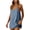 Blue, variant on Women Athletic Dress Summer Tennis Workout Active Sports Mini Romper Dress Built in Shorts Travel Vacation Clothes