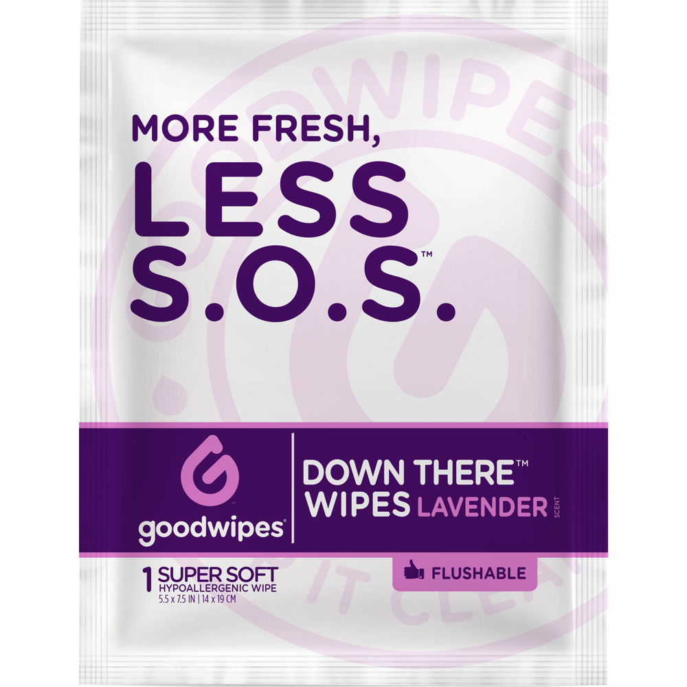 Goodwipes Down There Wipes 16ct. Singles