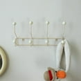 thumbnail image 1 of Perchero de Hierro BLESIY Organizador para Dormitorio Cocina Blanco 4 Ganchos, 1 of 7