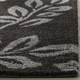 thumbnail image 4 of SAFAVIEH Florida Benton Floral Shag Area Rug, Dark Brown/Grey, 3'3" x 5'3", 4 of 7