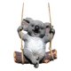 thumbnail image 1 of Colección de artesanías decorativas colgantes con forma de animales de jardín, regalo decorativo de resina para jardín. Estilo A Koala, 1 of 8