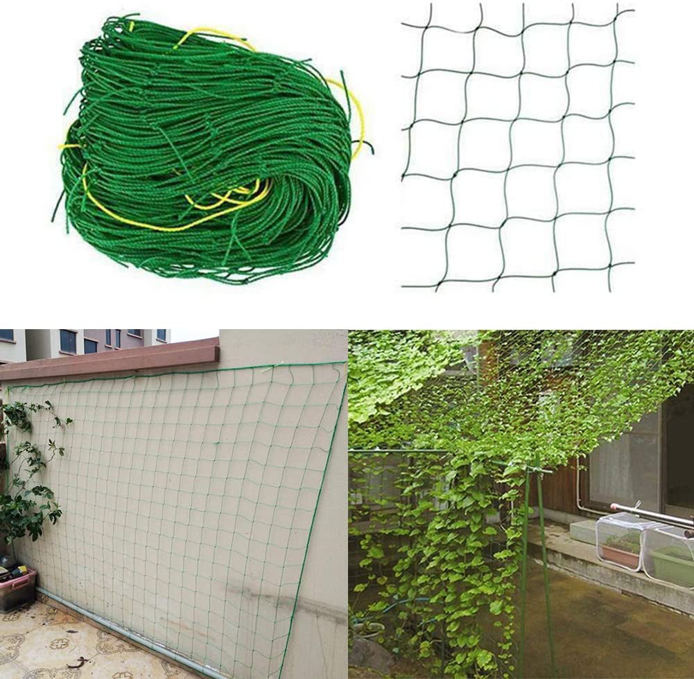 Trellis Garden Climbing Netting Plant Support Nylon Mesh Green Bean Cucumber Net 