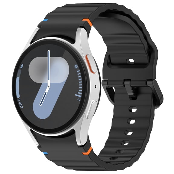 Compatible with Samsung Galaxy Ultra/Ultra 2 Watch Bands 47mm Soft Silicone Sport Band Adjustable Breathable Waterproof Strap For Women Men,Black