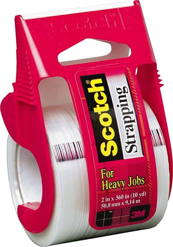 Scotch 350 Strapping Tape, 2 in W x 360 in L