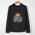 thumbnail image 2 of COMIO Men's Hoodie Skeleton Costume Pullover Hoodie Black, 2 of 4
