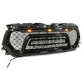 thumbnail image 5 of IKON MOTORSPORTS, Upper Grille Compatible With 2019-2023 Ram 1500, ABS Rebel Style Mesh Grill Shell with Signal Lights, 5 of 7