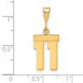 thumbnail image 4 of Auriga Fine Jewelry 14K Yellow Gold Polished Number 11 Charm Pendant for Women, 4 of 4