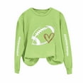 thumbnail image 2 of Ounisa Oversized Sweatshirt for Women Crewneck Game Day Pullover Sweatshirts Funny Graphic Cute Mom Football Sweatsirts, 2 of 4