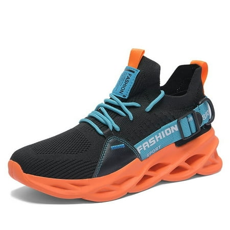 

NAYUKA Men‘s Shoes Fashion Lightweight Breathable Mesh Sports Shoes Outdoor Leisure Slow Walking Running Shoes Large Size 36-46