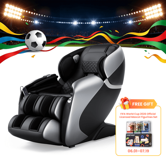 SL Track Full Body Zero Gravity Massage Chair with Voice Control Heat Foot Roller