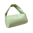 thumbnail image 2 of AMLESO Tote Bag Lightweight Soft Zipper Closure Fashion Mini Top Handle Bag Handbag for Green, 2 of 8