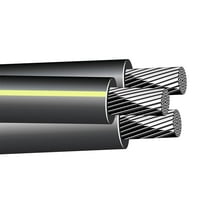 600' Bergen 1/0-1/0-1/0 Aluminum URD Triplex Direct Burial Wire 600V Cable