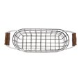 thumbnail image 5 of Foreside Home & Garden Set of 2 Oblong Metal & Wood Handled Baskets, Multi, 5 of 7