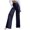 Navy, variant on ManxiVoo Women’s High Waist Draped Straight Leg Pants European Style Office Ready Professional Work Trousers XXXL Size Yellow