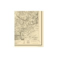 thumbnail image 2 of Topographical Map - Bridgeport California Nevada Quad - USGS 1911 - Vintage Wall Art, 2 of 4