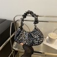 thumbnail image 3 of Bolso Mano Crescent Bag Mujer PU Cuero Leopard Print Hobo para Viajes Compras, 3 of 7