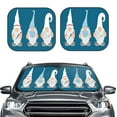 thumbnail image 2 of Kll Nurse Doctor Gnomes Windshield Sun Shade 2-Piece Foldable Car Front Window Sunshade For Most Sedans Suv Truck- Large, 2 of 7