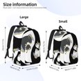 thumbnail image 2 of Rocae Unicorn in Yoga for Canvas College Laptop Backpack for Men Women-Small, 2 of 5