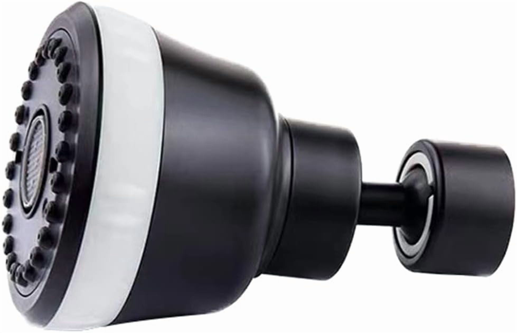 ABCISI 4 Spray Modes Faucet Aerator,360 Degree Faucet Sprayer Attachment,Big Angle Kitchen Faucet Aerator,Swivel Faucet Extender,Sink Sprayer Attachment for faucet,55/64 inch Female Thread (Black)