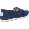 thumbnail image 3 of Women's Toms Recycled Cotton Alpargata Espadrille Pumps in Blue, 3 of 6
