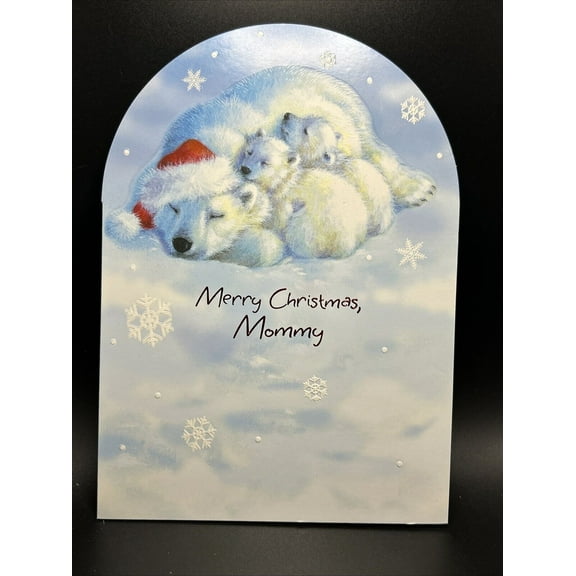 Merry Christmas Mommy Greeting Card w/Envelope