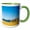 Green/White, variant on 3drose, Cyprus, Karpas Peninsula, Ayios Thyrsos Church - Eu12 Apa0054 - Aldo Pavan, 11oz Magic Transforming Mug