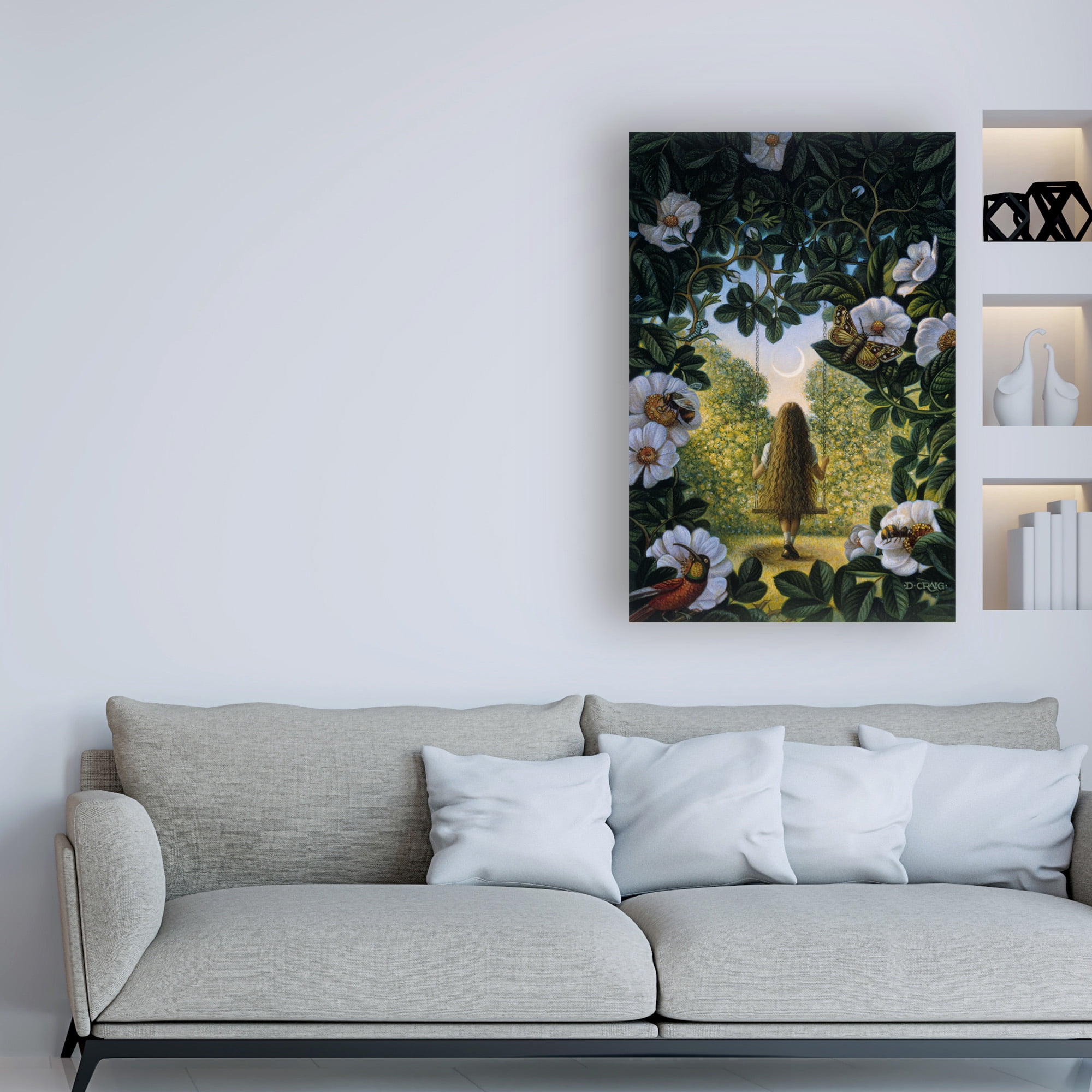 Trademark Fine Art 'In The Garden Grow' Canvas Art by Dan Craig