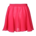 thumbnail image 2 of YONGHS Girl's Ballet Wrap Skirts Basic Circular Chiffon Dance Pull-On Skirt Ballerina Gymnastic Dancewear Hot Pink 1-6, 2 of 7