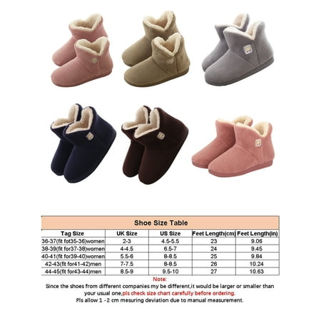 

GENILU Womens Casual Cozy Shoes Fuzzy Bootie Slippers Bedroom Plush Lining Sock Slipper Purple Men 9.5-10