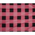 thumbnail image 4 of oneOone Polyester Lycra Fabric Gingham Check Print Fabric BTY 56 Inch Wide, 4 of 4