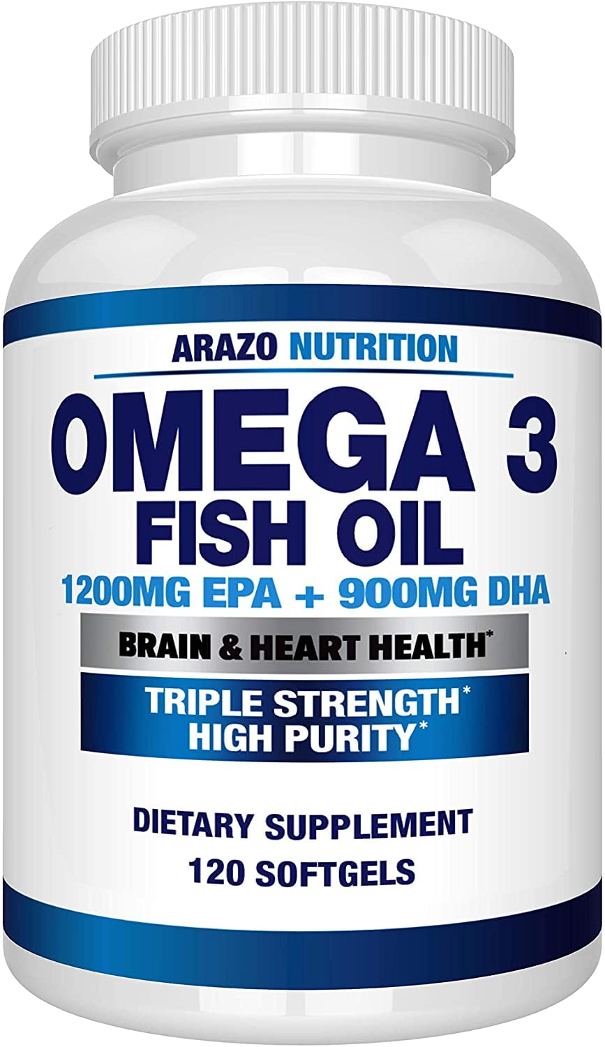 Omega 3 Fish Oil 4,080mg High EPA 1200mg + DHA 900mg Triple Strength