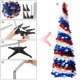 thumbnail image 4 of Decoraciones para el Día de los Caídos, decoraciones para el 4 de julio, decoraciones patrióticas, árbol extensible para el Día de la Independencia de EE. UU. de 1,5 m, decoración para fiestas en el h, 4 of 9