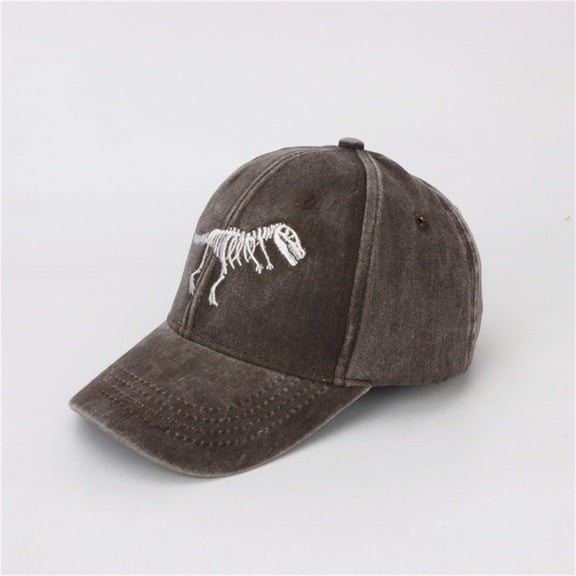Lroveb Kids Boys Baseball Caps Dinosaur Boy Duck Tongue Cap Korean Spring Summer Sun Shading Retro Trucker Hat