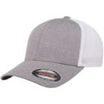 thumbnail image 4 of Flexfit By Yupoong Melange Mesh Trucker Cap, 4 of 4