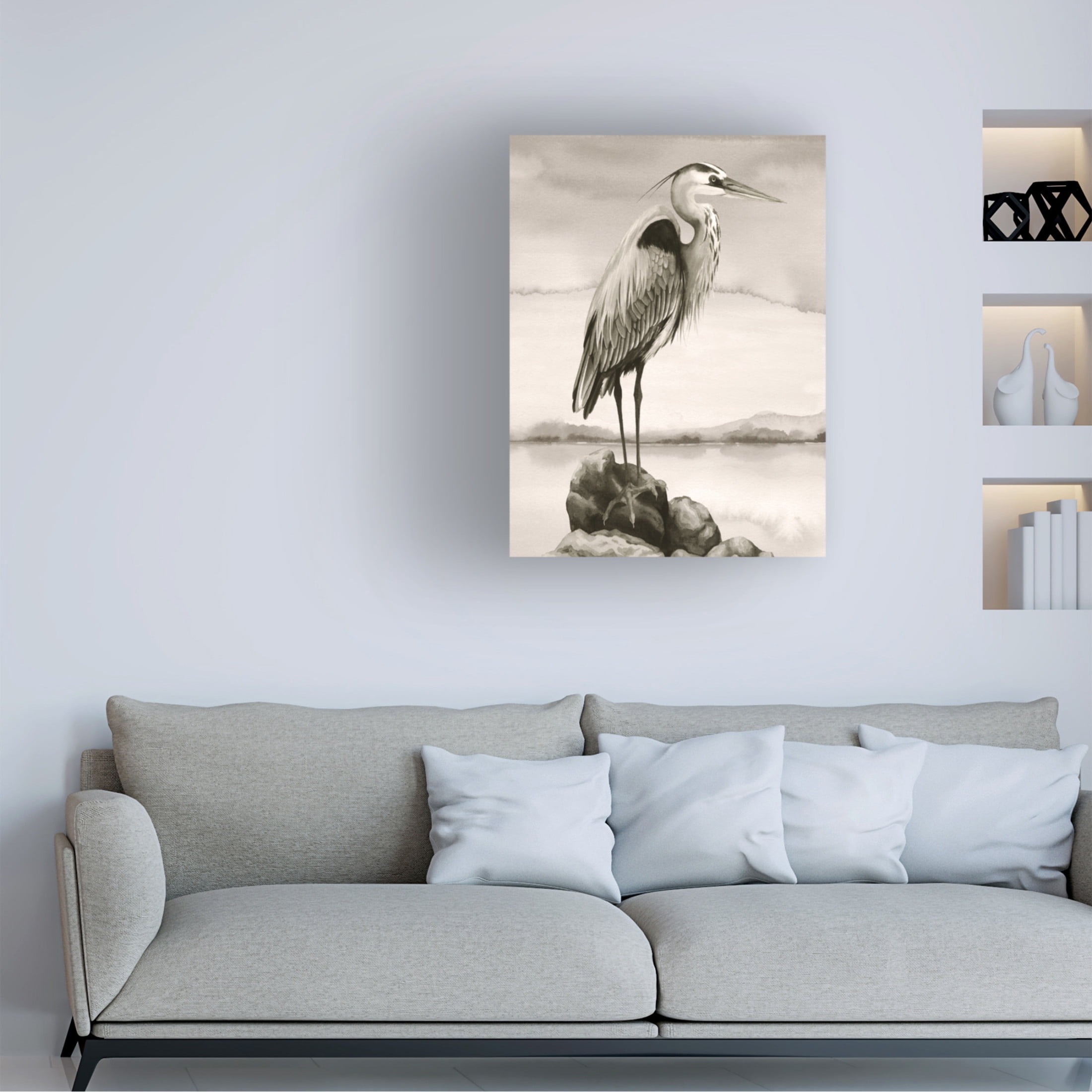 Trademark Fine Art Grace Popp  Sepia Watcher II Canvas Wall Art