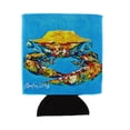 thumbnail image 1 of Abrazadera Aislante Para Bebidas, Lata O Botella, Color Azul Bebé, Cangrejo, 1 of 1