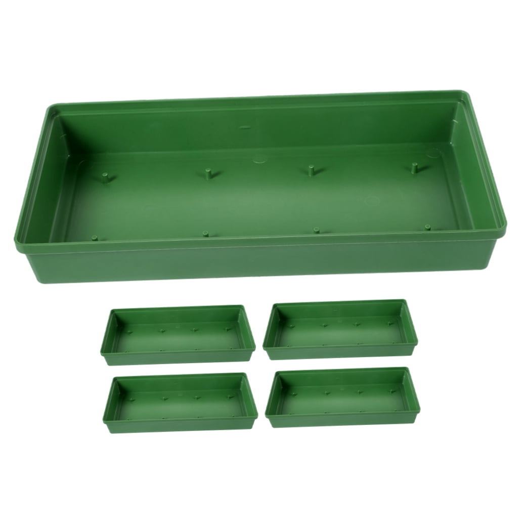 Worgeous  5 Pcs Flower Arranging Pin Plate Floral Arrangements Trays Office Baby