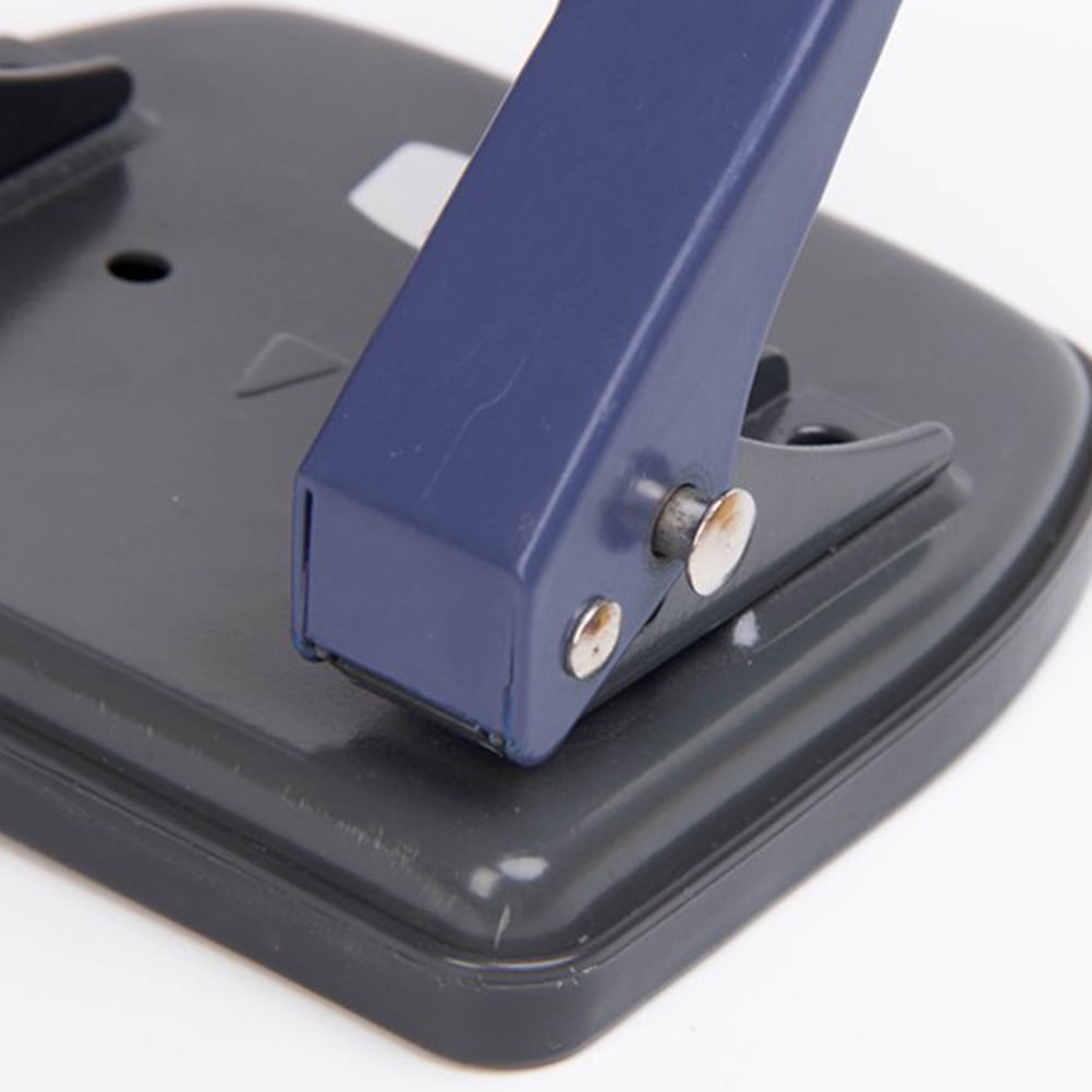 Masteelf 2pcs 2 Hole Punch Craft Paper Cutter Loose-Leaf Punches Scrapbooking Puncher DIY Tools Binding Supplies (Navy)
