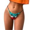 

No Show Cotton Underwear Women Womens Thong Panties Fashion Print Comfortable Low Waist Panties Ladies Firm Control Briefs L