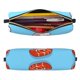 thumbnail image 2 of Fotbe Sushi Salmon Surfing Estuche para Lápices de Cuero con Estampado, Estuche con Cremallera Resistente, Organizador Compacto y Elegante para Papelería, 2 of 7