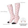 thumbnail image 4 of Rateoe Cute Rabbit Carrot Pattern Women’s Knee High Crew Socks,Trouser Socks Comfortable, Breathable, Moisture-Wicking and Soft, 4 of 6
