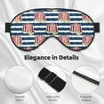 thumbnail image 4 of Naloa Popcorn Print Sleep Mask for Sleeper, Light Blocking Sleeping Eye Mask for Women Men, Eye Shade with Adjustable Strap for Travel, Nap,Meditation, 4 of 7