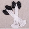 thumbnail image 2 of Clearance Sale Ukumplol Womens Socks Stockings Women Ruffle Ankle High Socks Mesh Lace Fish Net Short Socks Slouch Socks for Woman Black One Size, 2 of 2