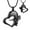 Black, variant on Personalize Hummingbird Love Cremation Jewelry for Ashes Holder Urn Necklace for Ashes of Loved One
