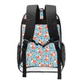 thumbnail image 2 of Kdxio Abstract leaves fox Clear Backpack, Transparent Bookbag for School for Women Men, Capacity Clear Bag for College, Travel, 2 of 7