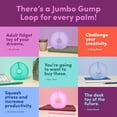 thumbnail image 7 of Stress Balls Gump Jumbo Loop Gel-Filled Stress Ball Ultra Squishy Squeeze Toys for Adults Stress Relief & Focus (Moon Jelly), 7 of 7