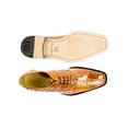thumbnail image 2 of Men Belvedere Shoes Mare Genuine Ostrich Eel Leather Lace up Camel  2P7 Brown, 2 of 3