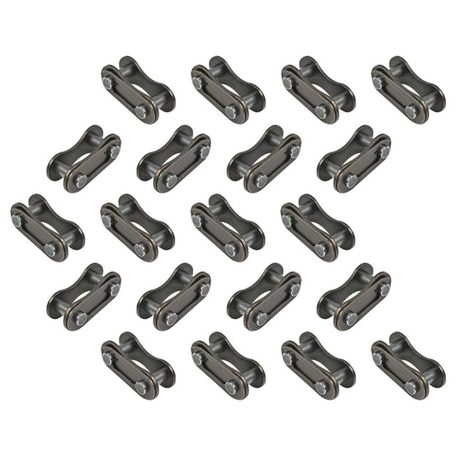 Luxshiny 20Pcs Single Speed Connector for Chain Maintenance with Portable Folding Design in Black